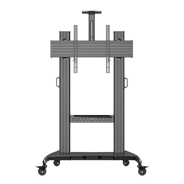 Universal Height Adjustable Rolling Tv  Stand